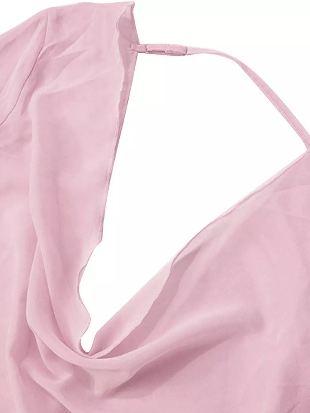 Sheer Chiffon Plunge Mini Dress, image 13