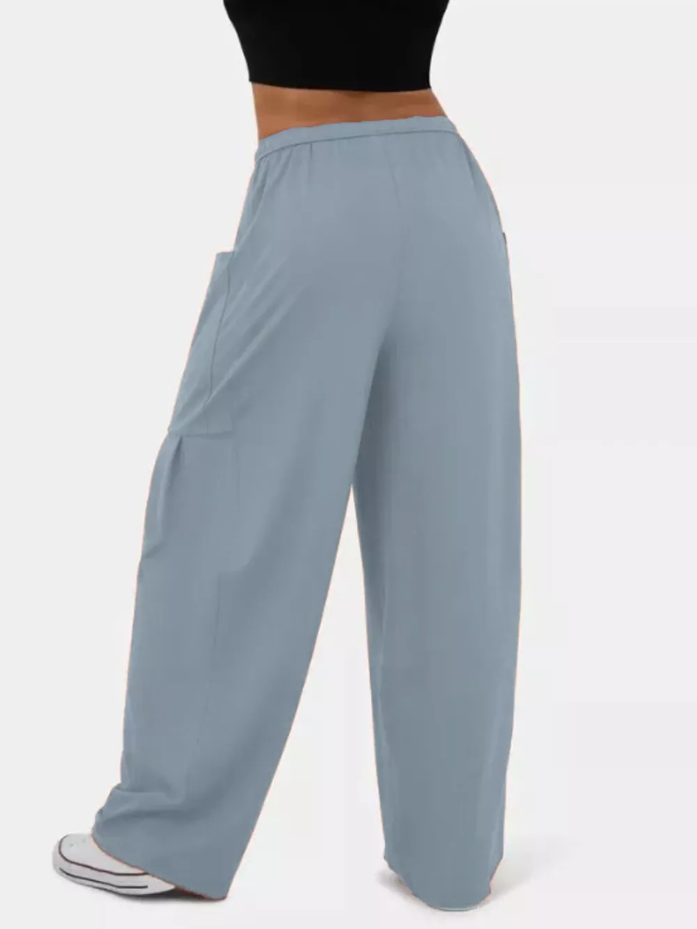 Drawstring Wide Leg Pants, image 7
