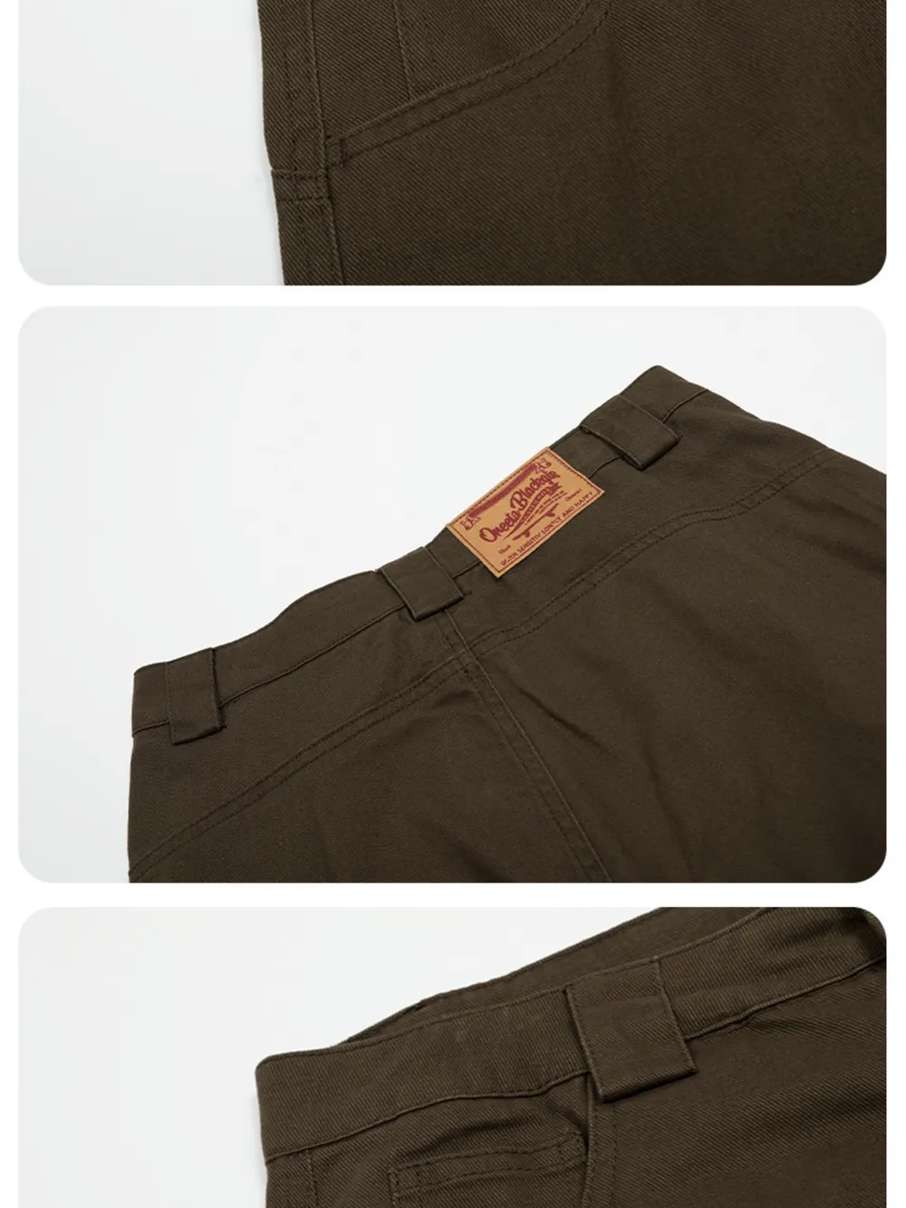 Men's Wide Leg Cargo Pants, image 6