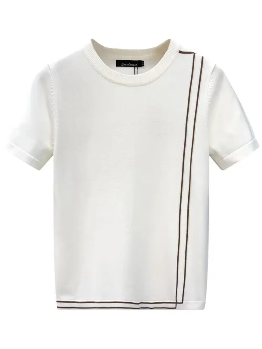 Men's Full Size Round Neck Short Sleeve T-Shirt Plus Size, image 2