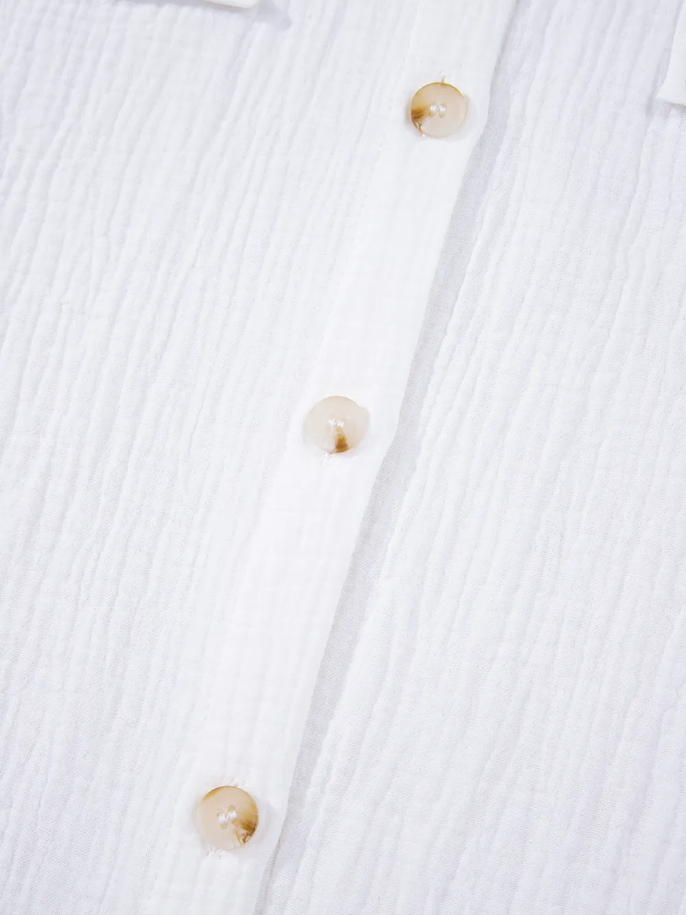 Lace Sleeve Button Down Shirt, image 6