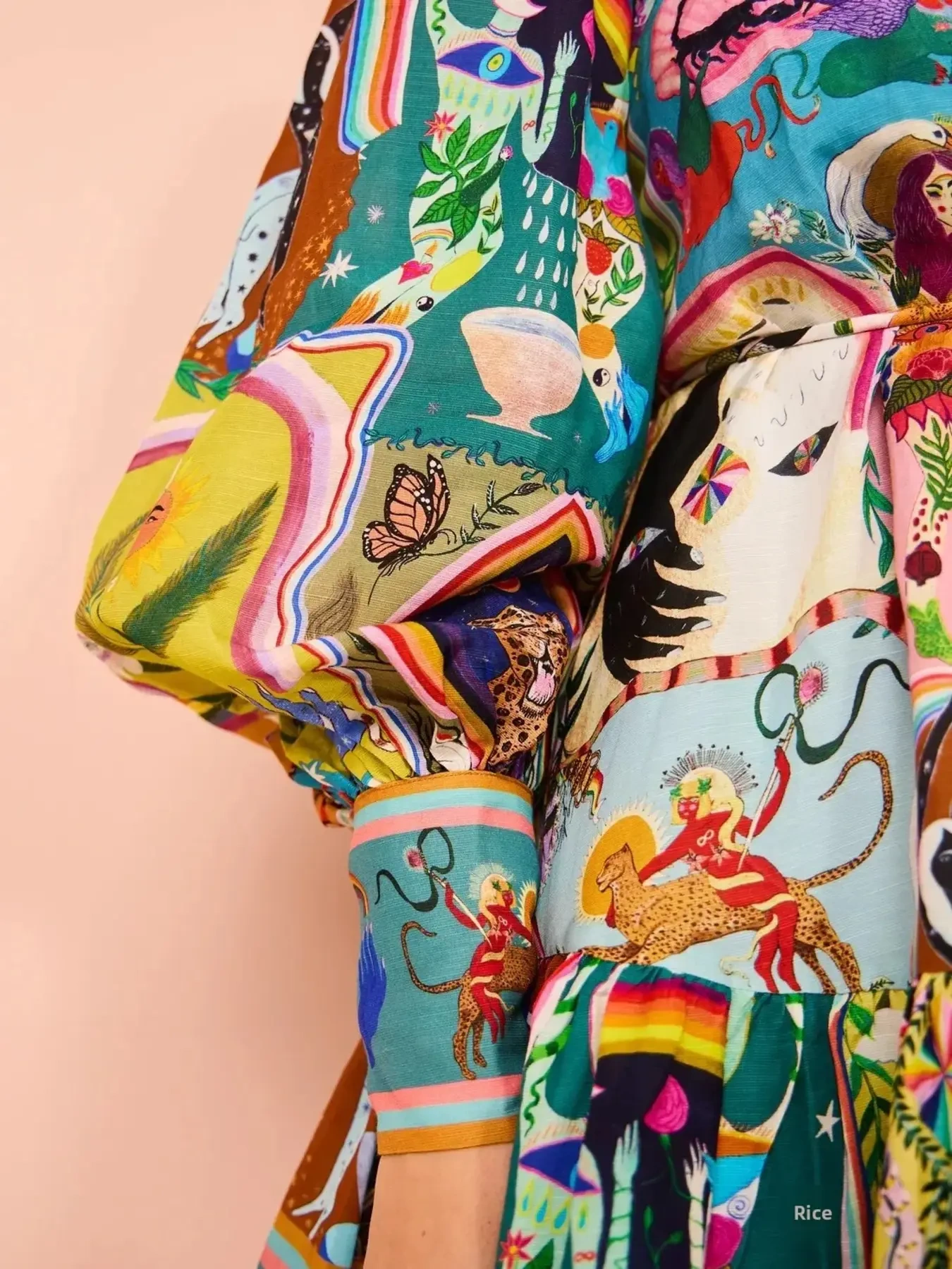 Printed Long Sleeve Mini Dress with Belt, image 8