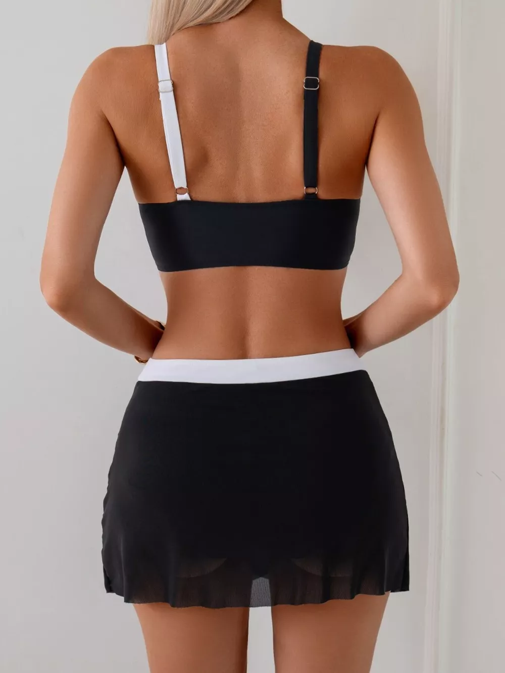 Two Tone Cami and Skort Swim Set, image 5