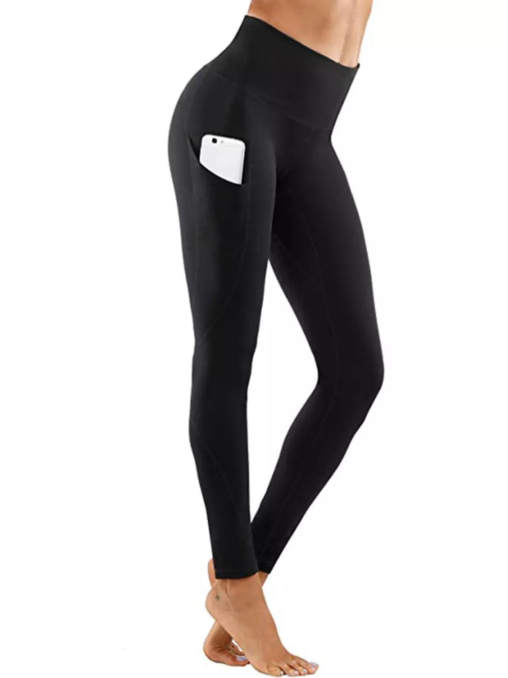 High-Waisted Active Leggings with Pocket, image 3