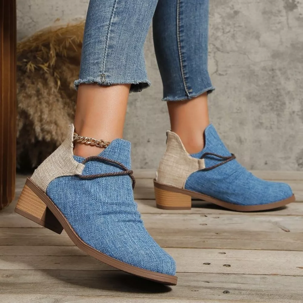 Block Heel Ankle Boots, image 2
