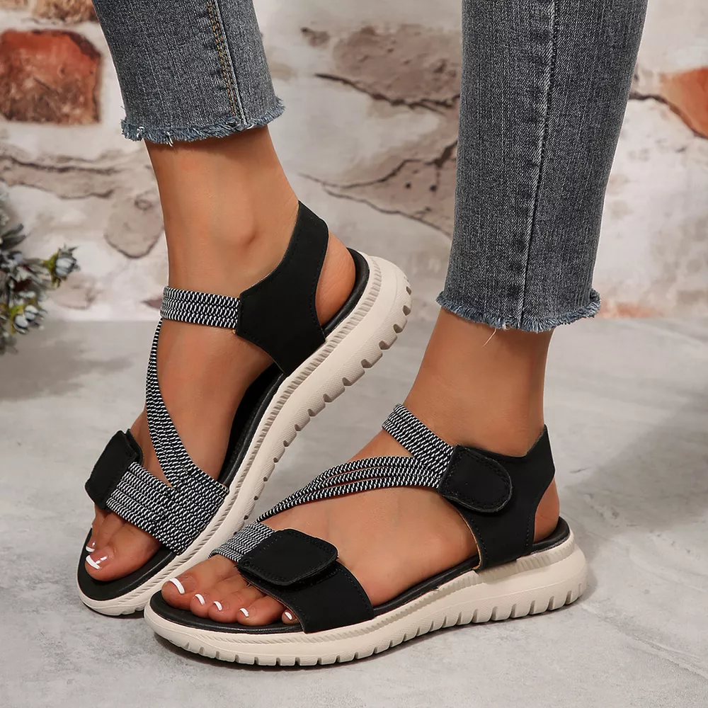 Open Toe Flats Sandals, image 4