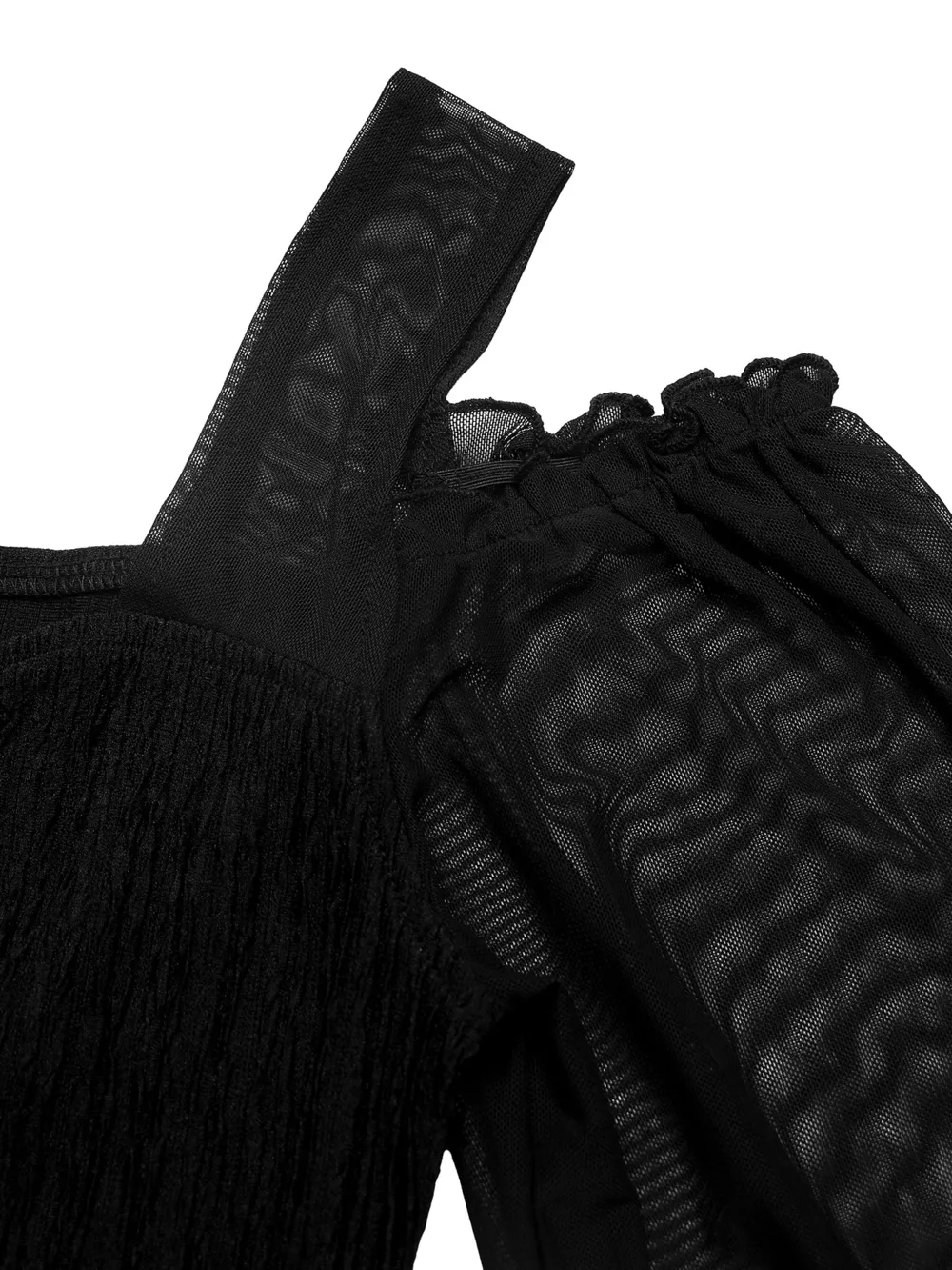 Cold Shoulder Flounce Sleeve Bodysuit, image 5