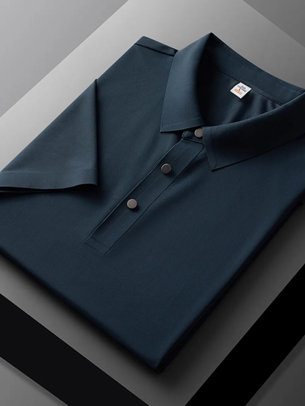 Men's Plus Size Short Sleeve Polo Shirt, image 9