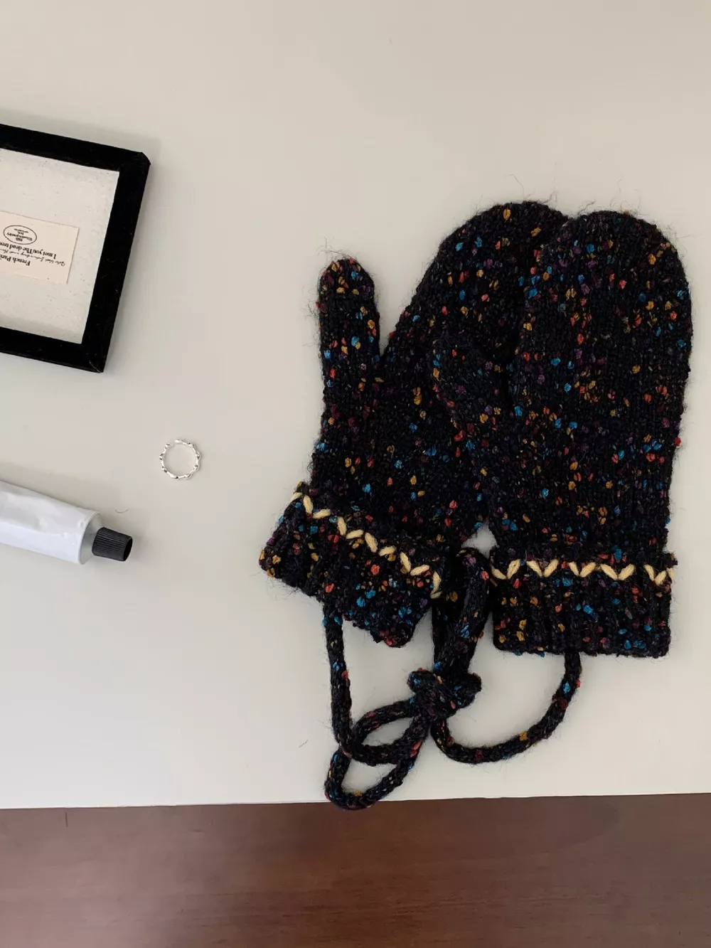 Knitted Mitten Gloves, image 2