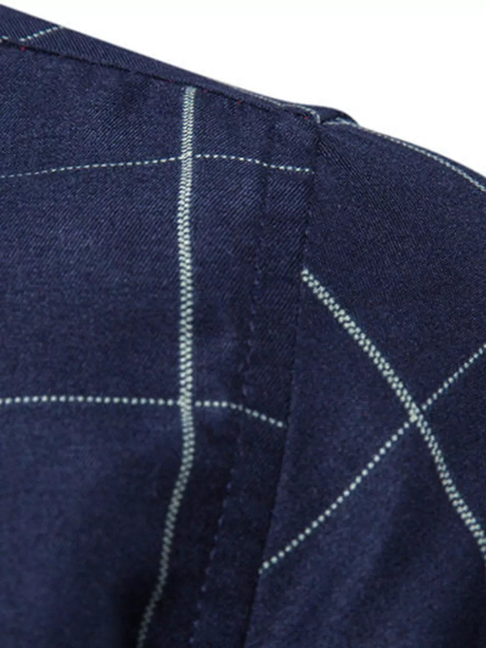 Men's Plus Size Classic Plaid Button-Down Shirt, image 9