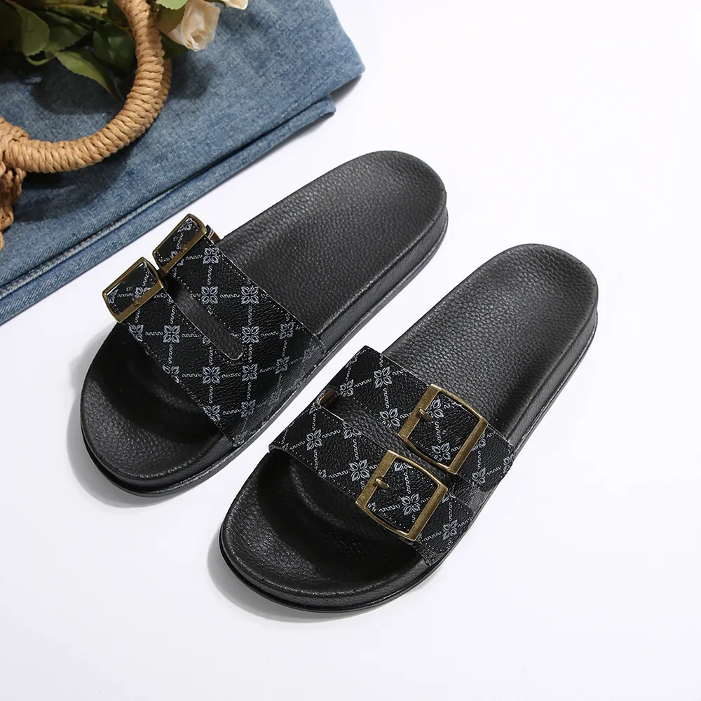 Open Toe Double Buckle Sandals, image 7
