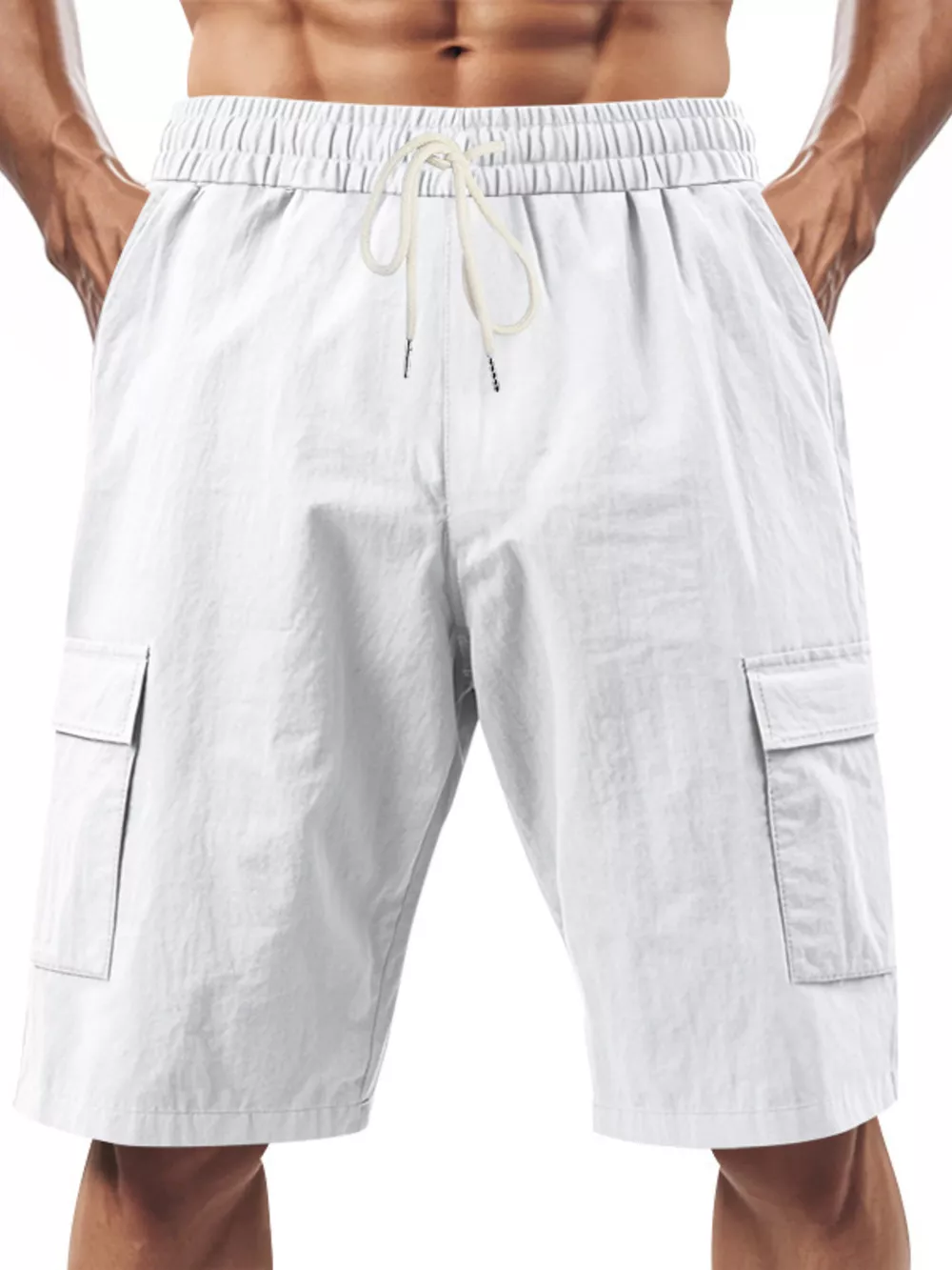 Men's Full Size Casual Lightweight Cargo Shorts Plus Size, image 8