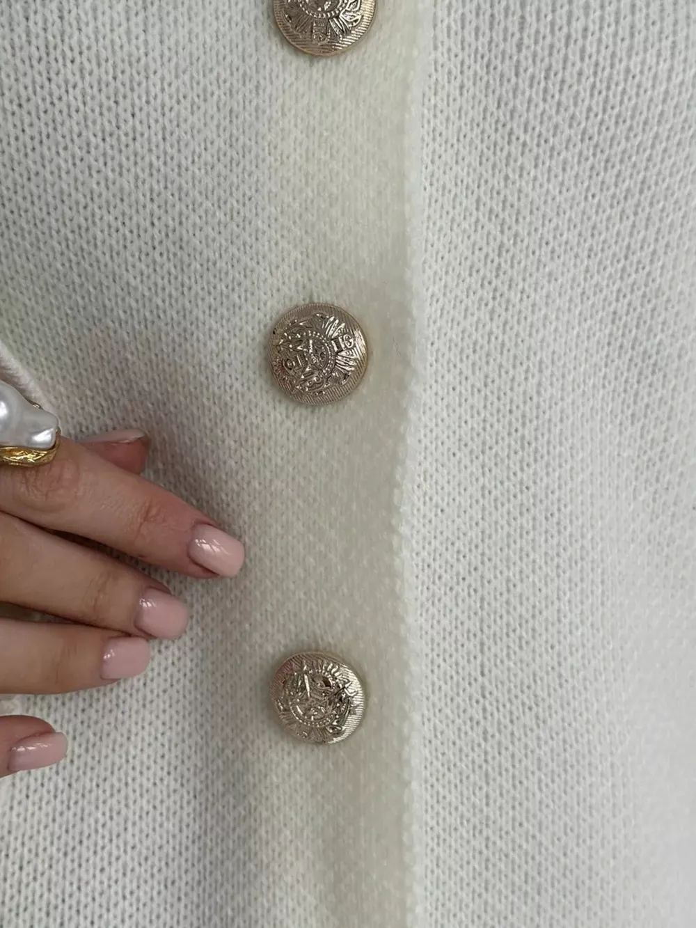 Crew-Neck Button Down Cardigan, image 13