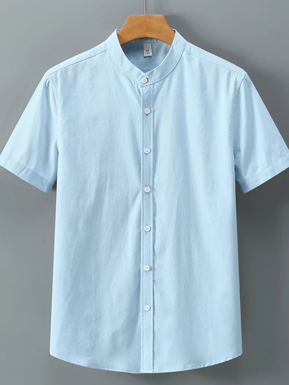 Men's Plus Size Button Up Short Sleeve Shirt, image 6