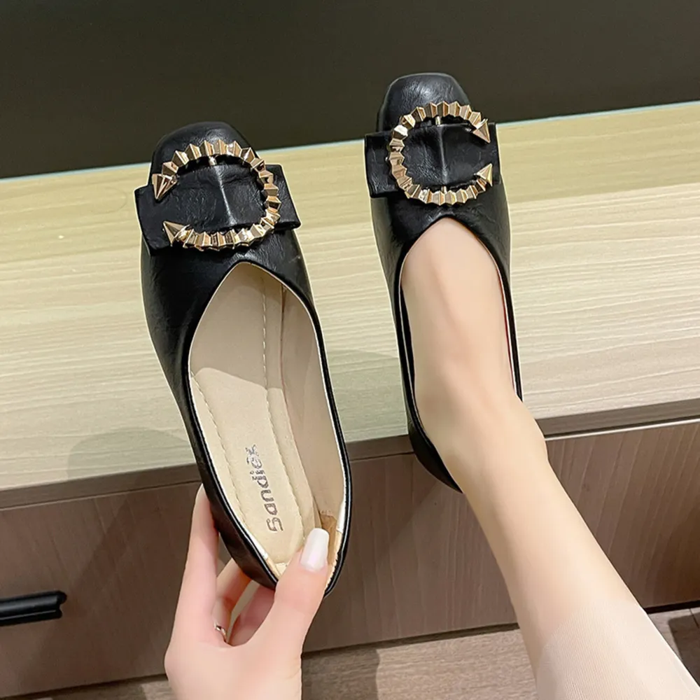 Square Toe Flat Slip-Ons, image 10