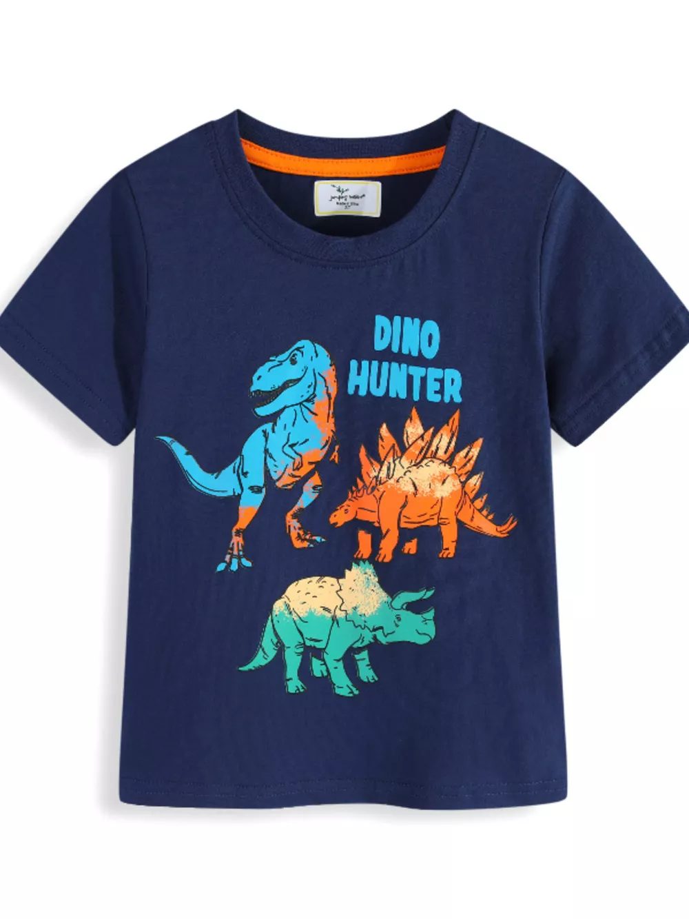 Children's Dino Hunter Graphic Short Sleeve T-Shirt, image 2