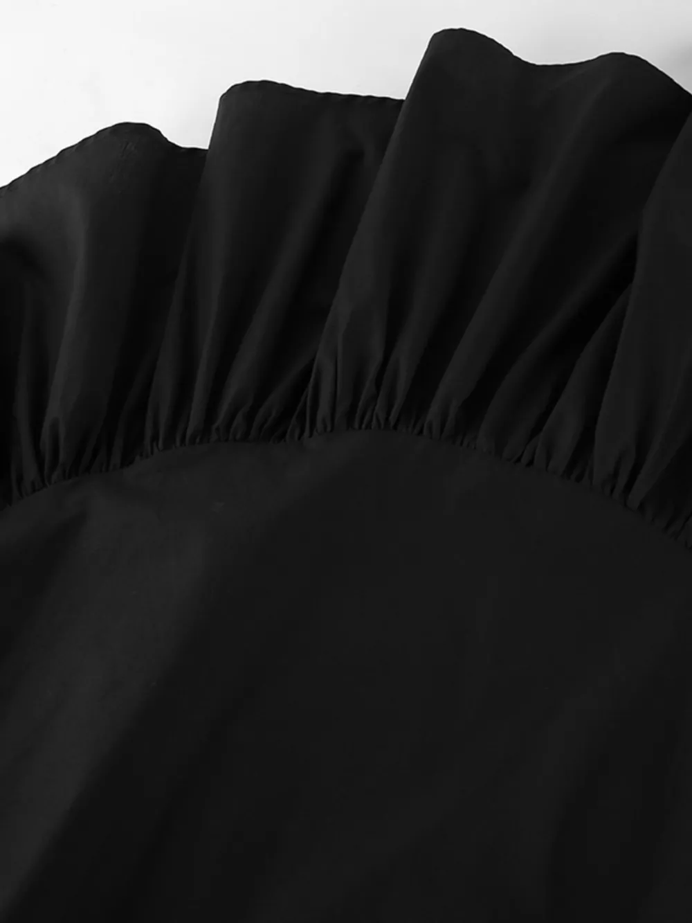 Asymmetrical Ruffle Hem Midi Skirt, image 3