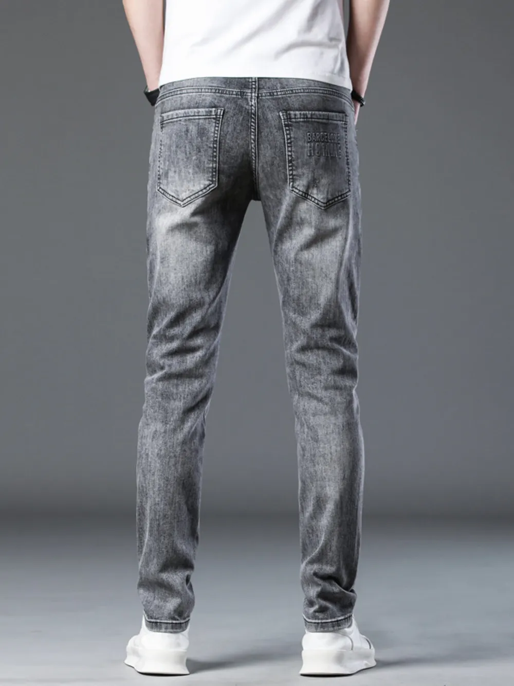 Men's Wash Slim Fit Jeans, image 8
