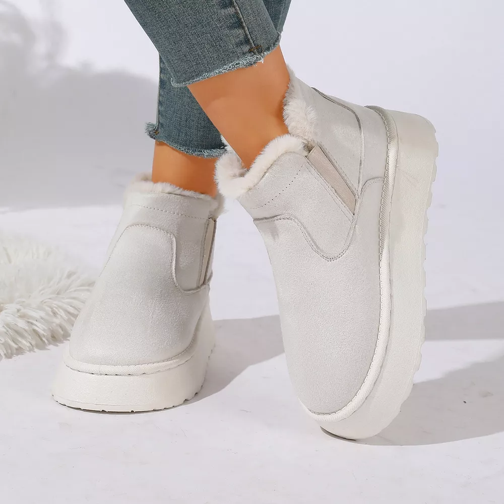 Round Toe Platform Boots, image 4