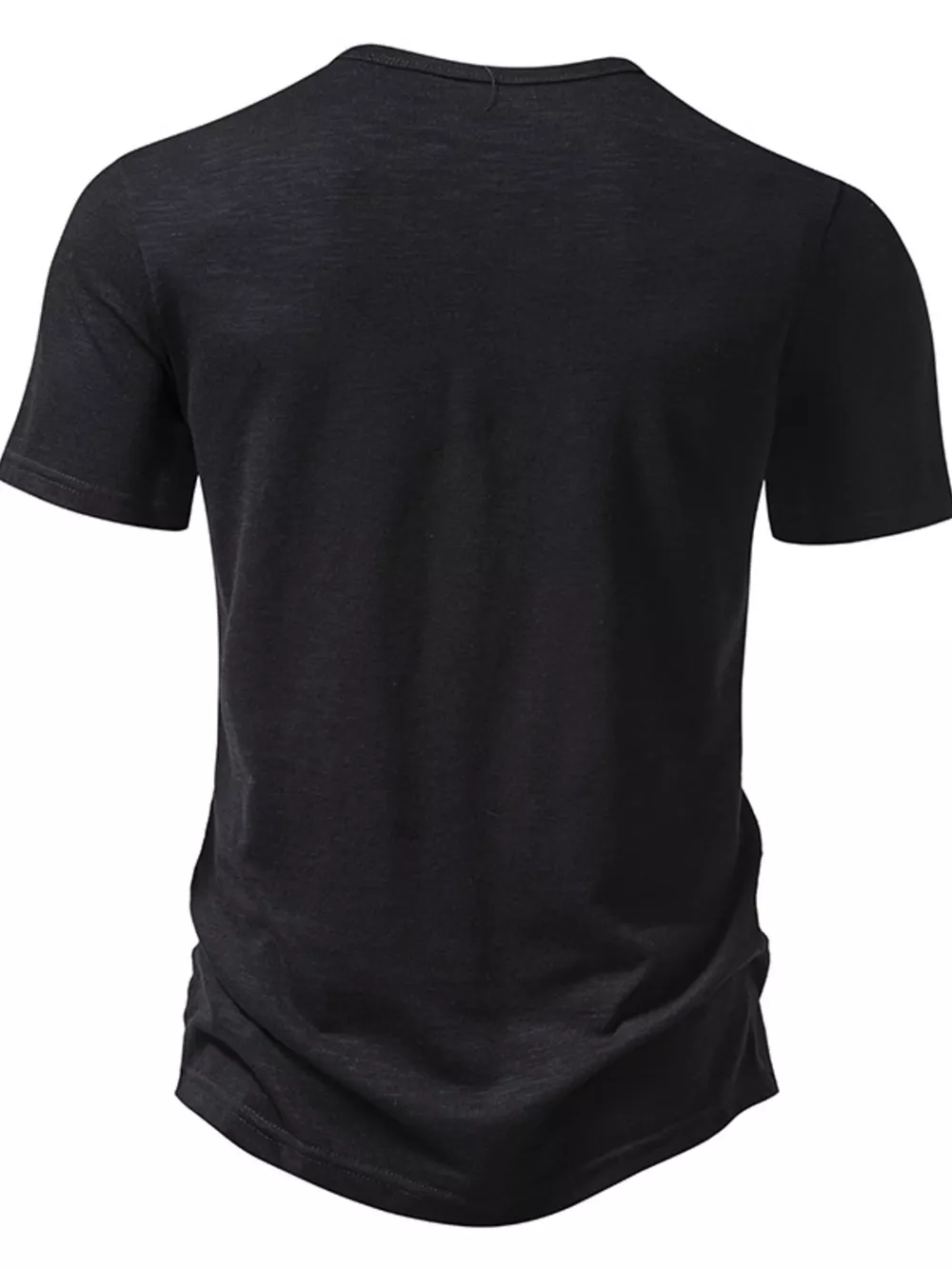Men's Casual Button Detail T-Shirt, image 9