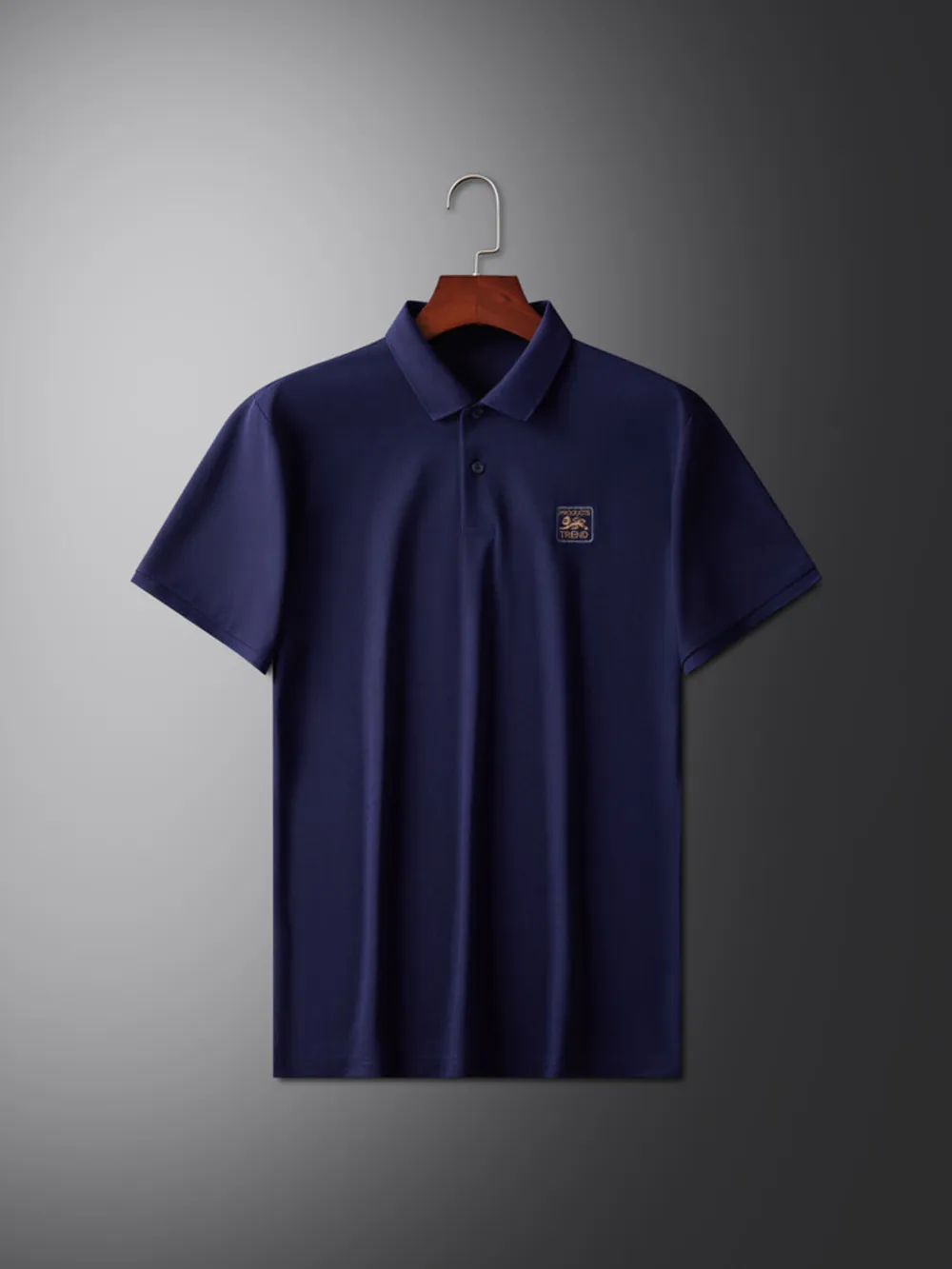 Men's Plus Size Breathable Short Sleeve Polo, image 4
