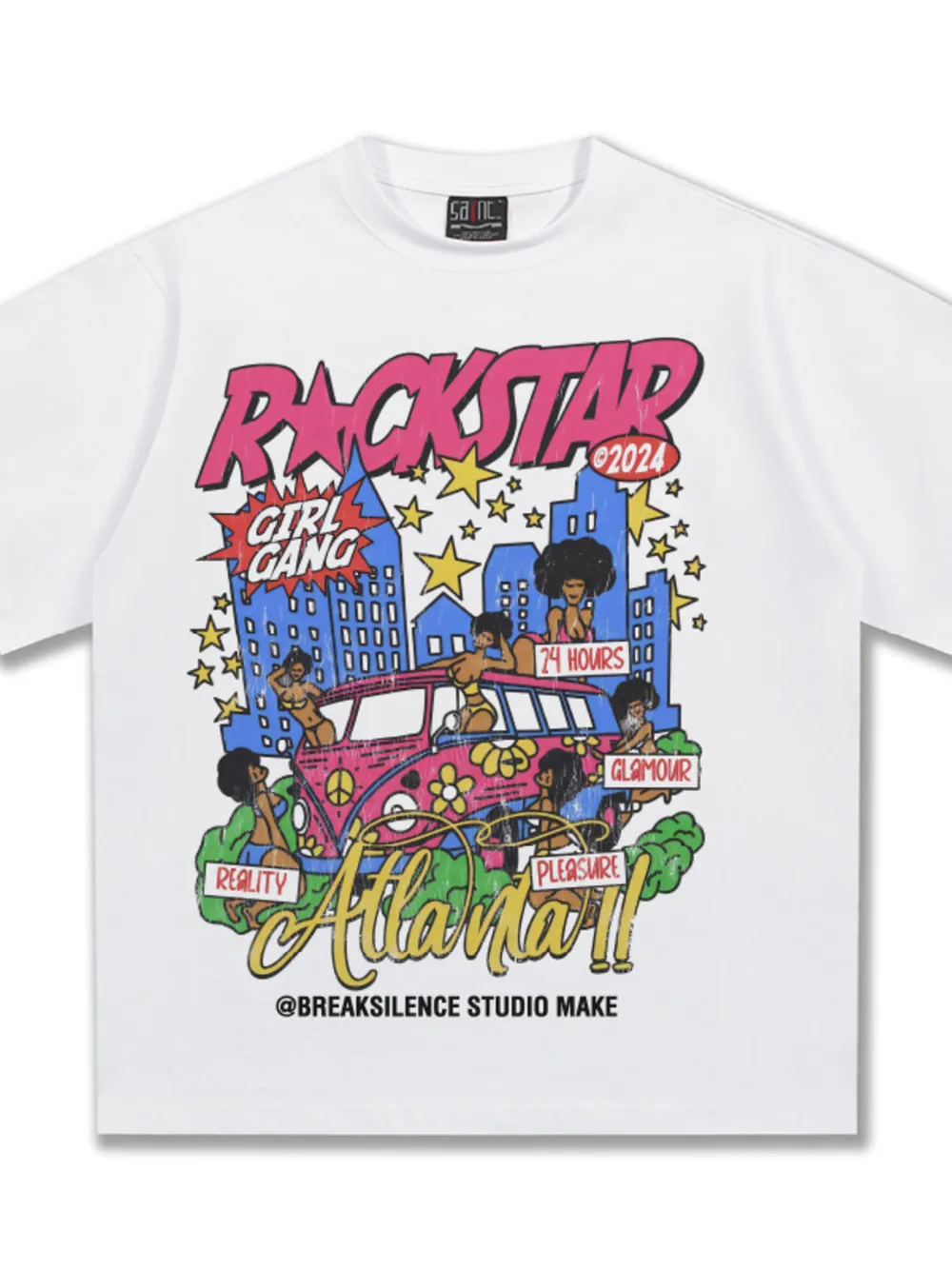 Men's Rockstar Graphic Short Sleeve T-Shirt, image 6