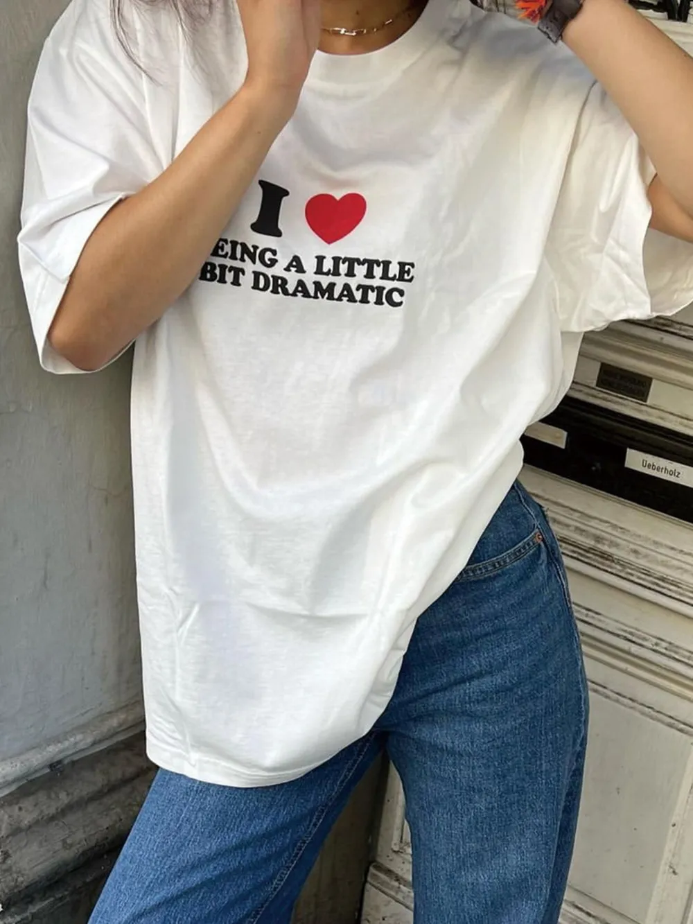 Plus Size Letter Graphic Round Neck Short Sleeve T-Shirt, image 8