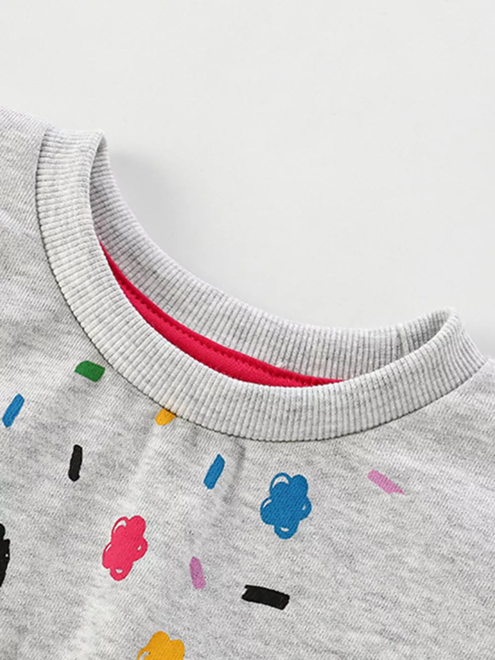 Children's Cartoon Cat Crew Neck Sweatshirt, image 3
