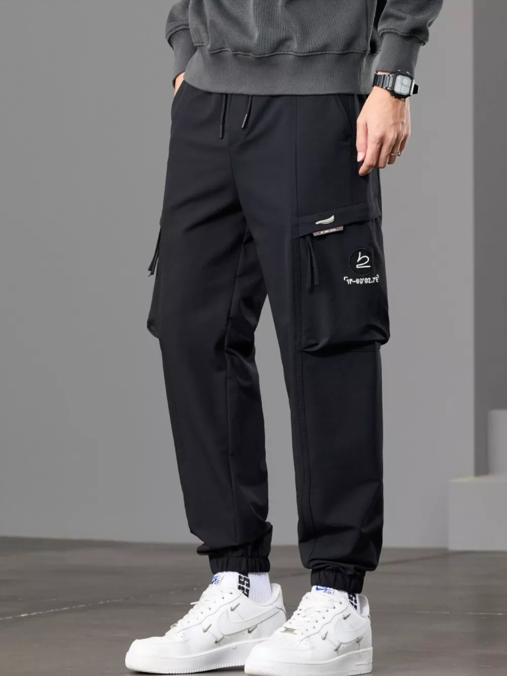 Men's Casual Cargo Joggers, image 12