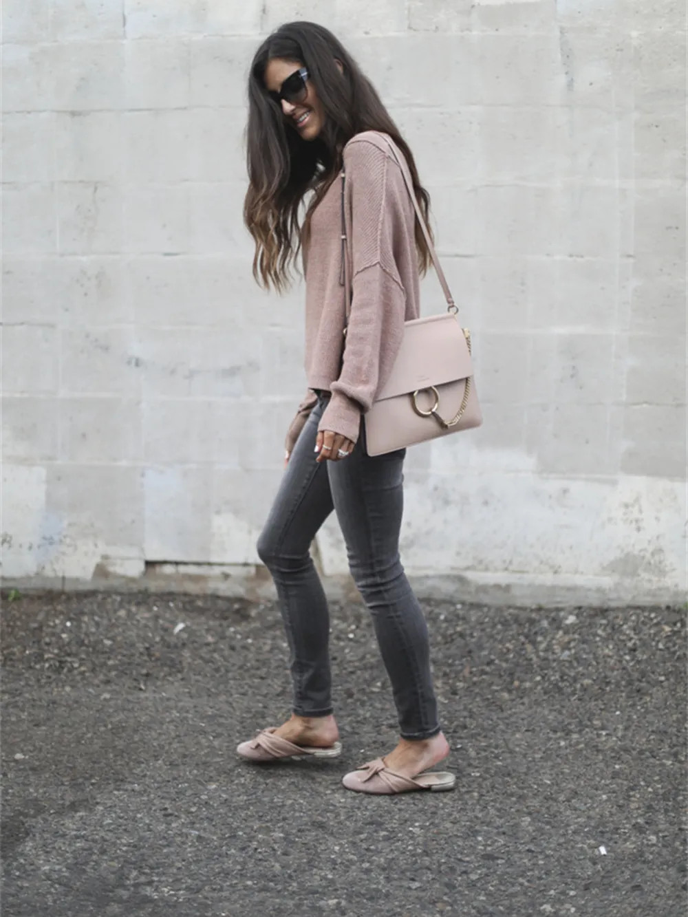 Ribbed Relaxed Fit Long Sleeve Sweater, image 6
