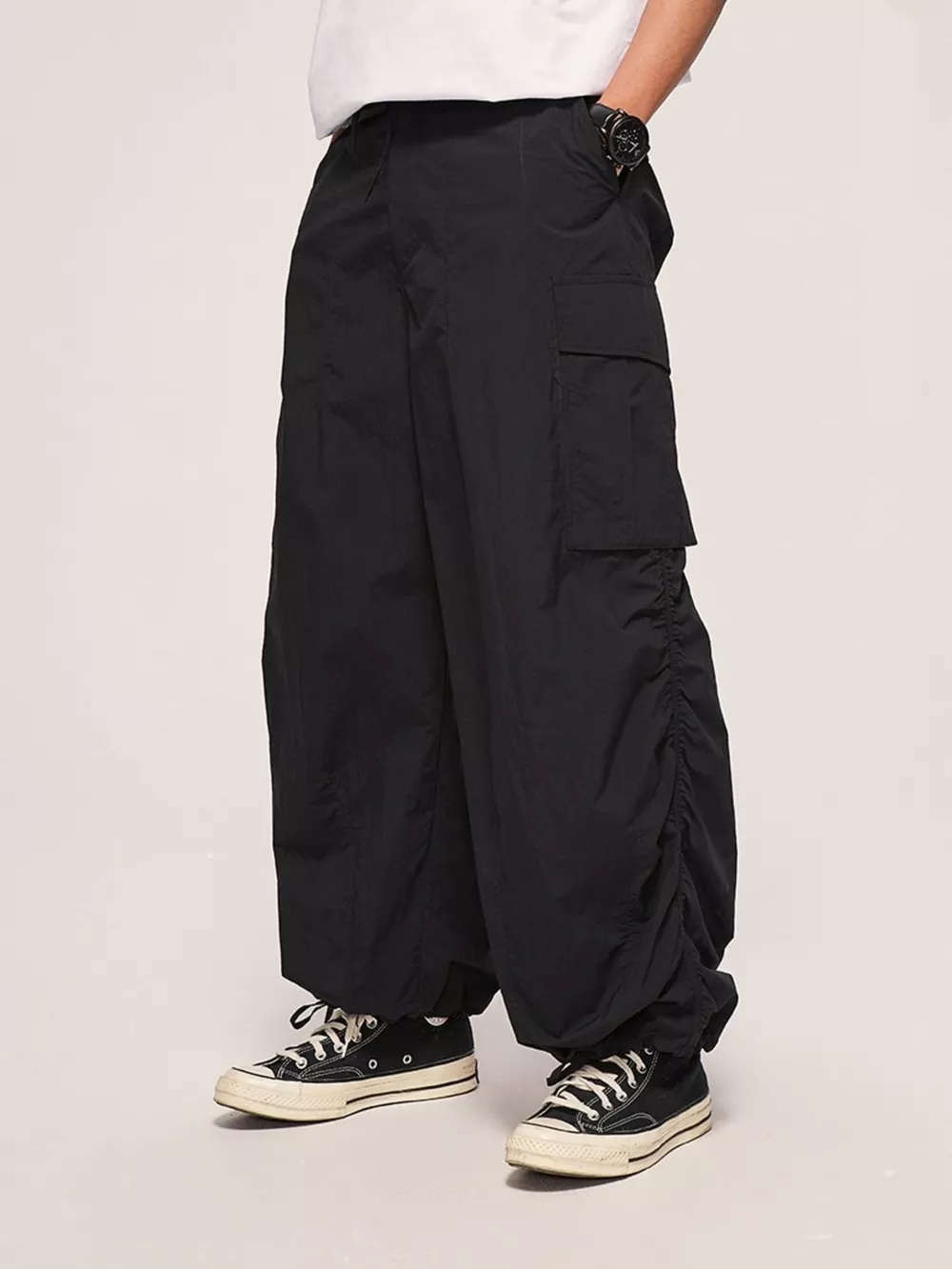 Men's Wide Leg Cargo Pants, image 10