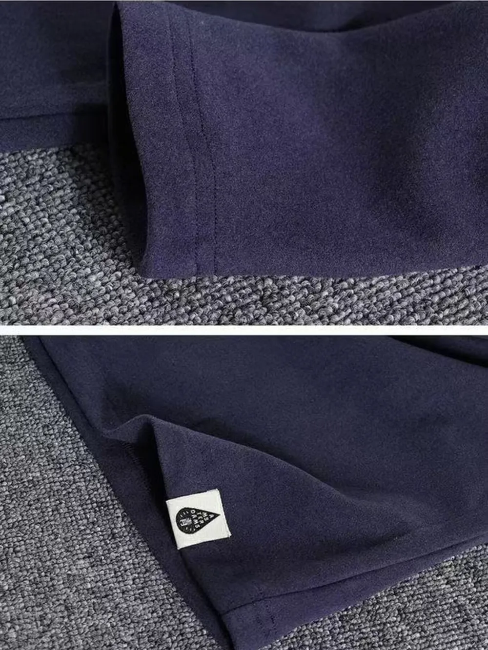 Men's Turtleneck Long Sleeve Top with Patches, image 7