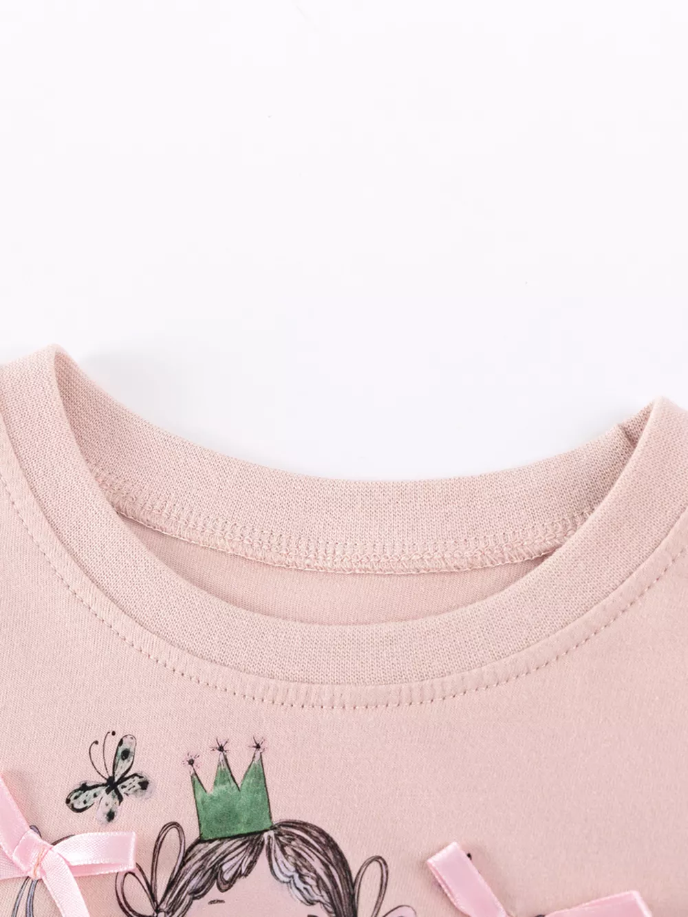 Children's Short Sleeve Tulle Layered Dress, image 3