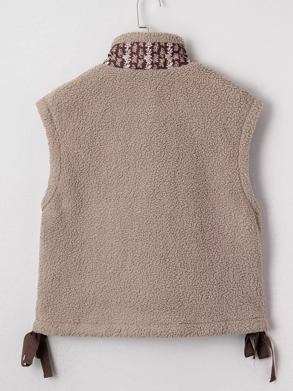 Side Bows Sherpa Fleece Vest, image 7