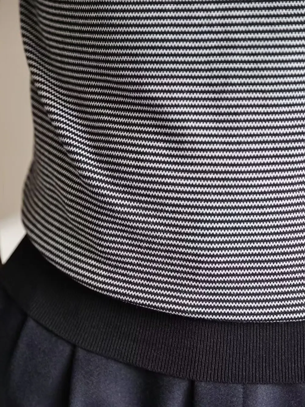 Men's Full Size Classic Striped Contrast Trim T-Shirt Plus Size, image 8