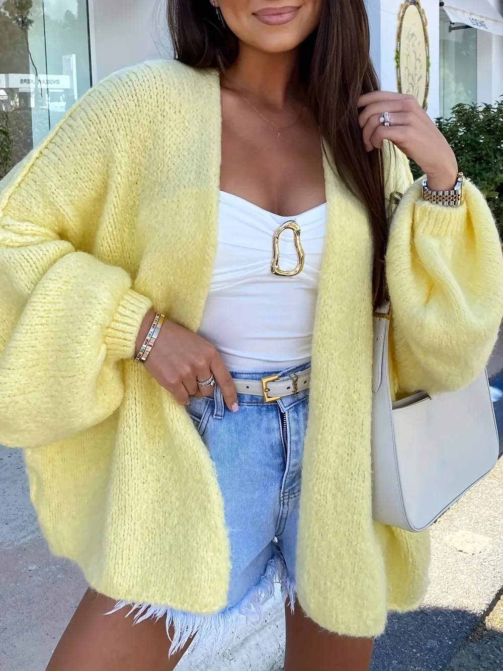 Open Front Long Sleeve Cardigan, image 3