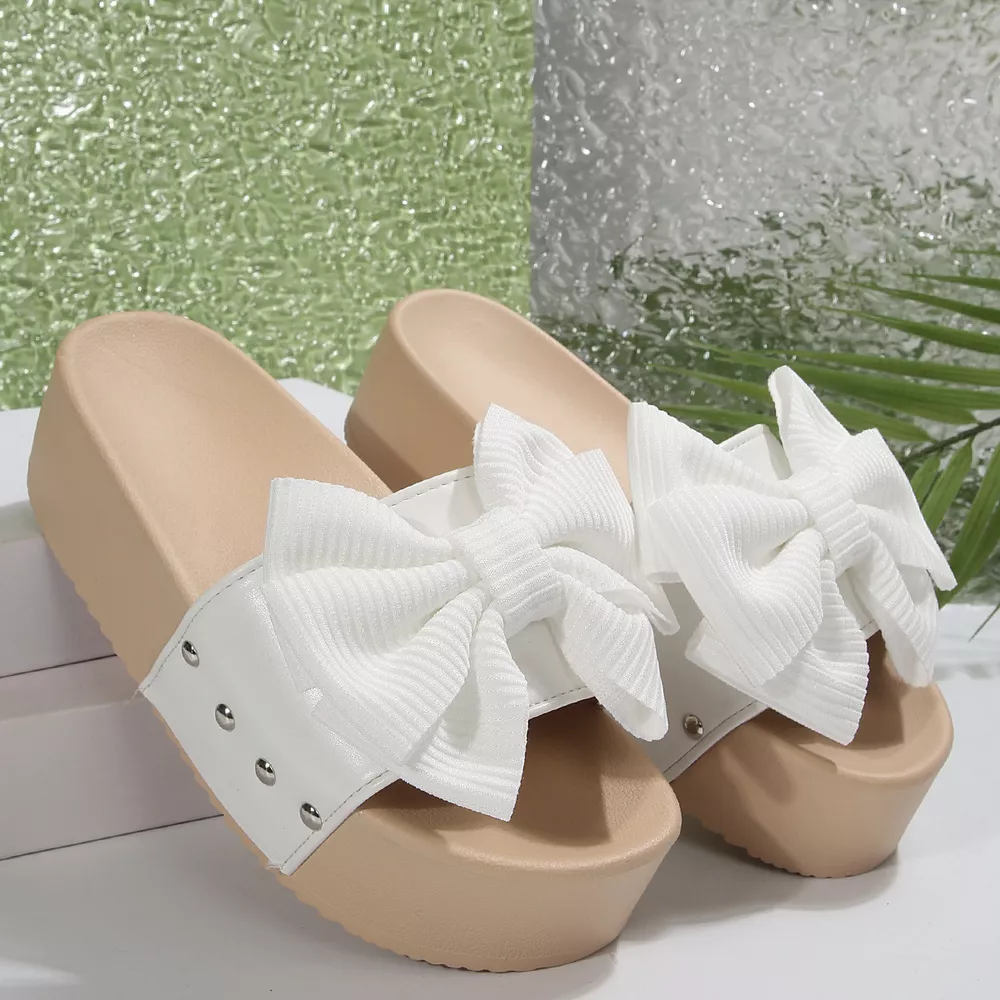 Bow Decor Platform Sandals, image 7