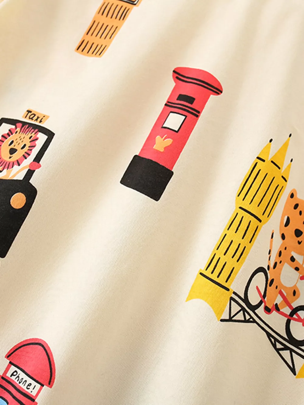 Children's Animal Print Short Sleeve T-Shirt, image 2