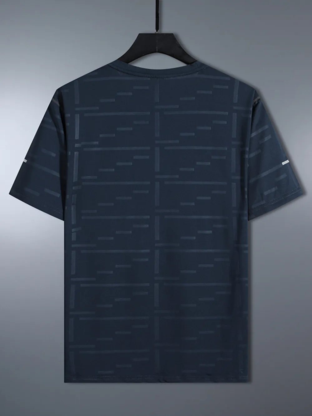 Men's Plus Size Round Neck Short Sleeve T-Shirt, image 3