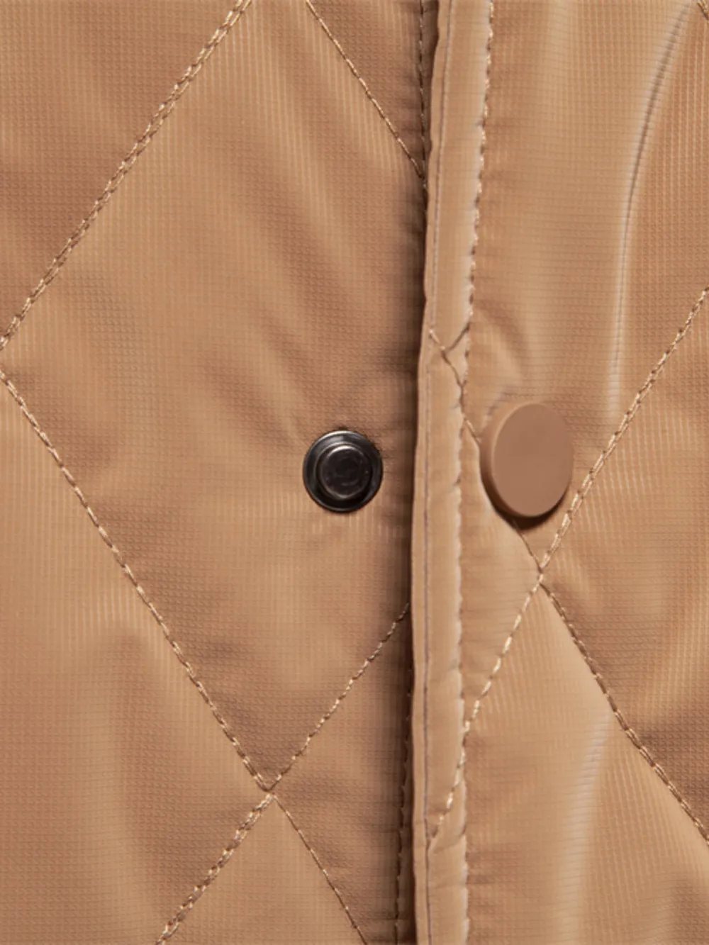 Men's Quilted Snap Down Long Sleeve Jacket, image 18