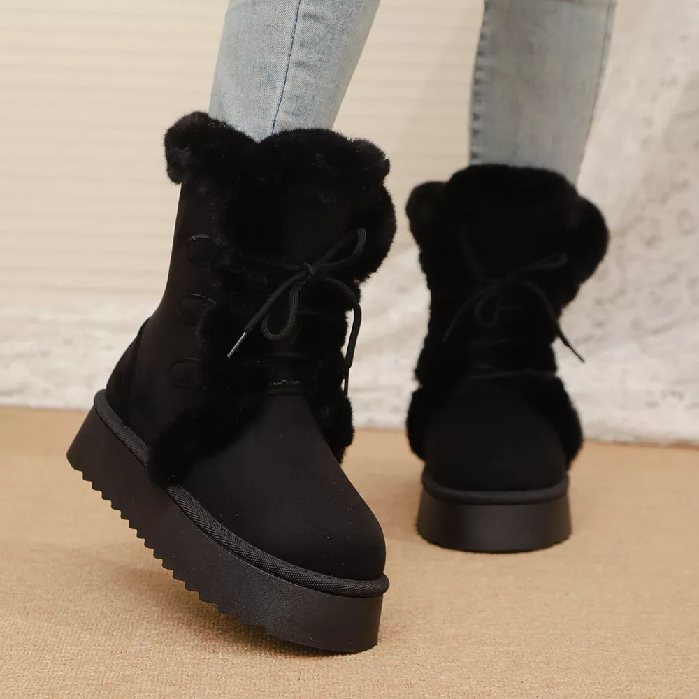Lace-Up Winter Boots, image 2