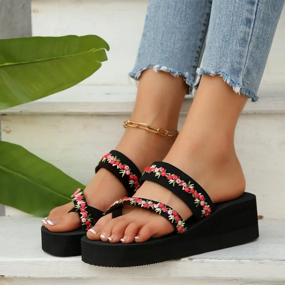 Open Toe Wedge Sandals, image 3