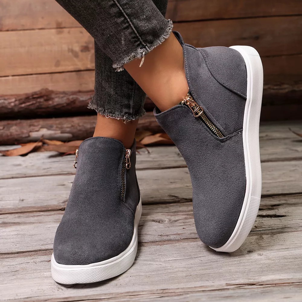Round Toe Ankle Boots, image 12