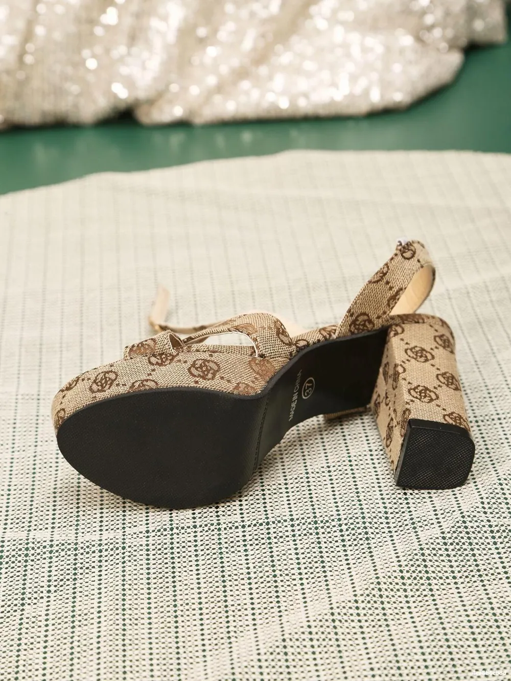Platform Block Heel Sandals, image 4
