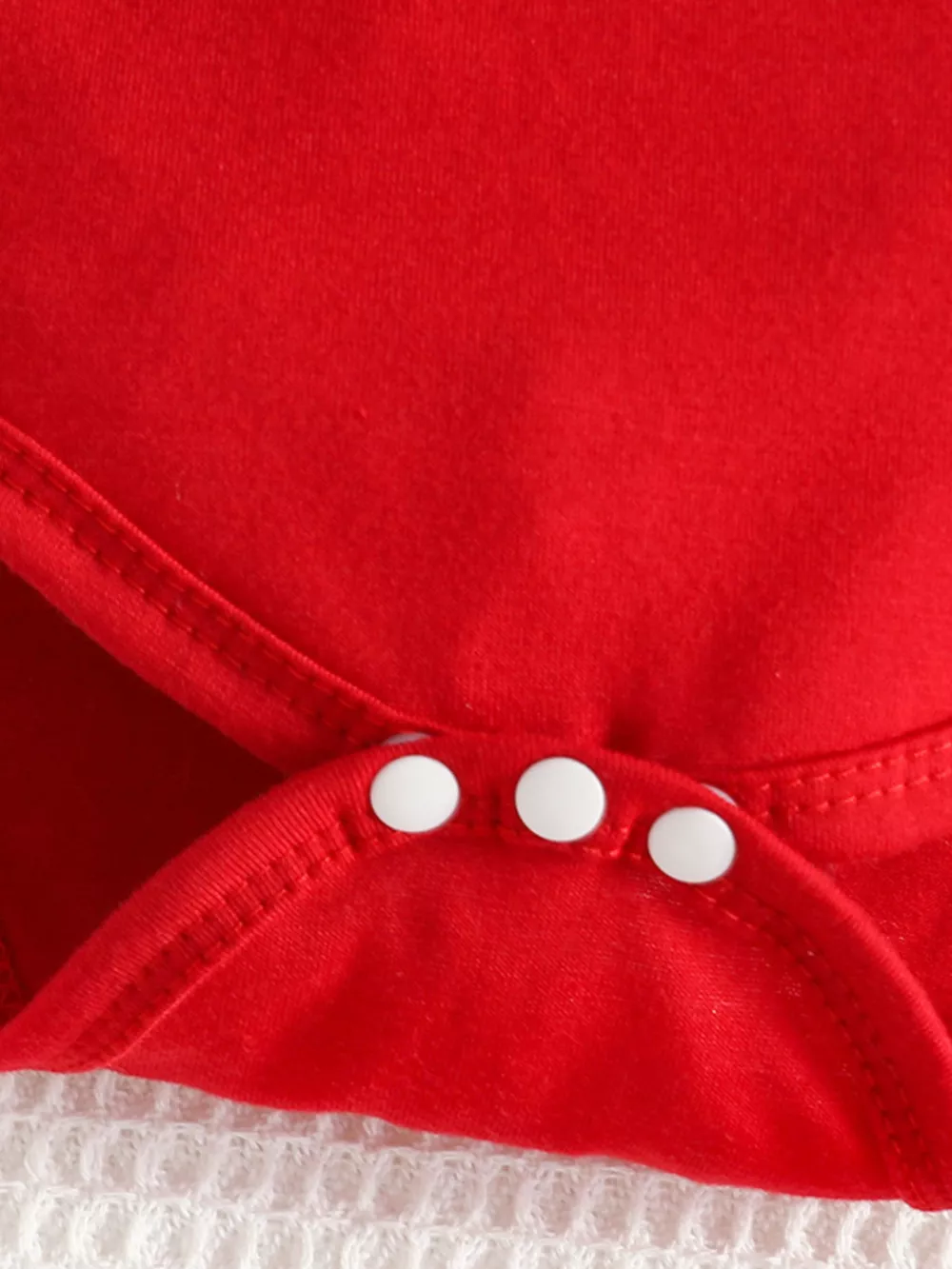 Children's Ladybug Print Ruffle Sleeve Baby Set with Headband, image 5