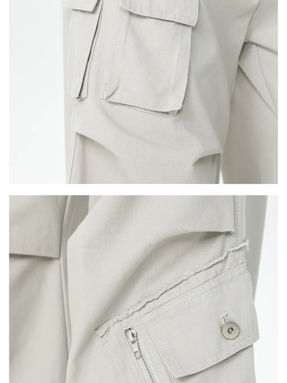 Men's Wide Leg Cargo Pants, image 7