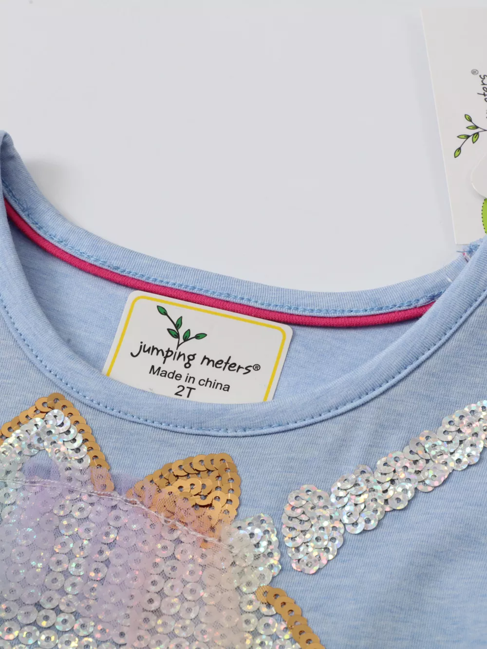 Children's Sequin Round Neck Tulle Dress, image 3