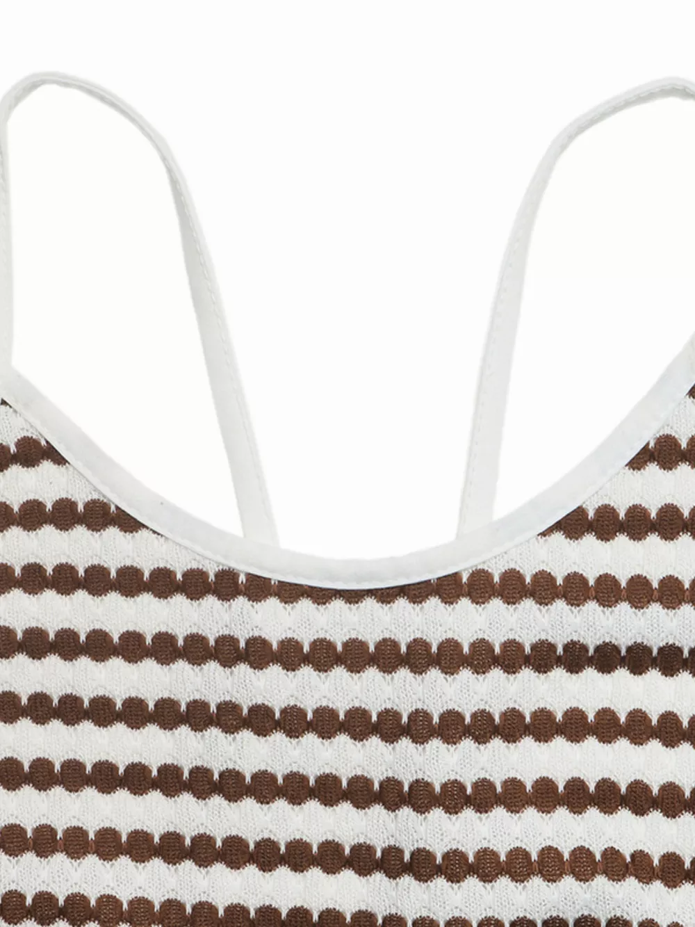 Striped Bodycon Sleeveless Knit Dress, image 6