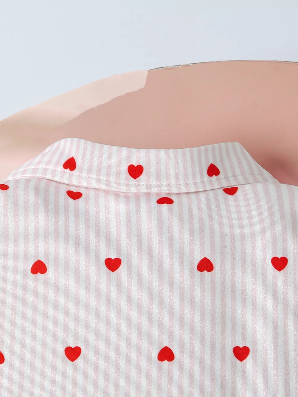 Children's Heart Print Bodysuit & Suspender Pants Set, image 5