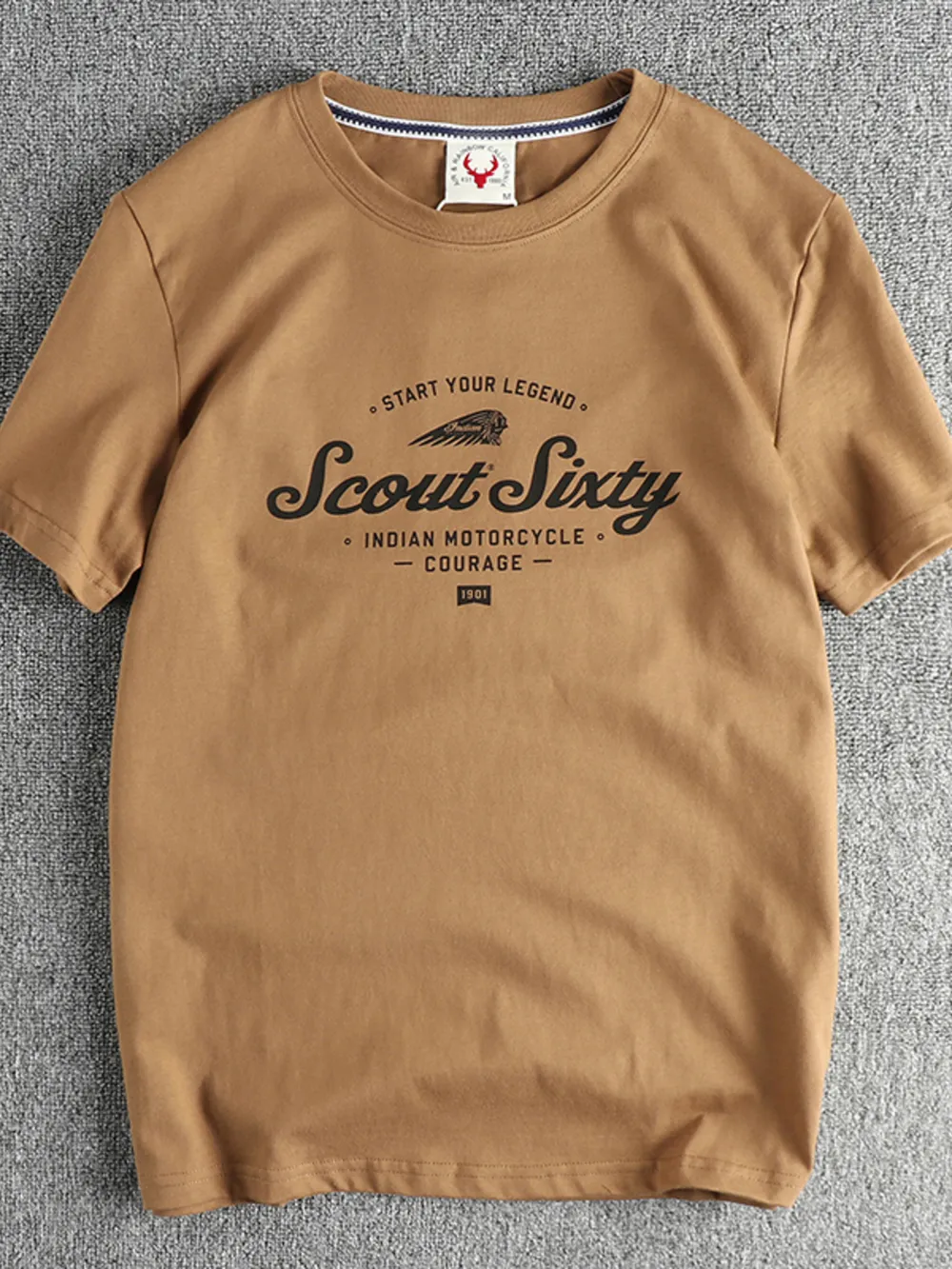 Men's Graphic Round Neck Short Sleeve T-Shirt, image 3